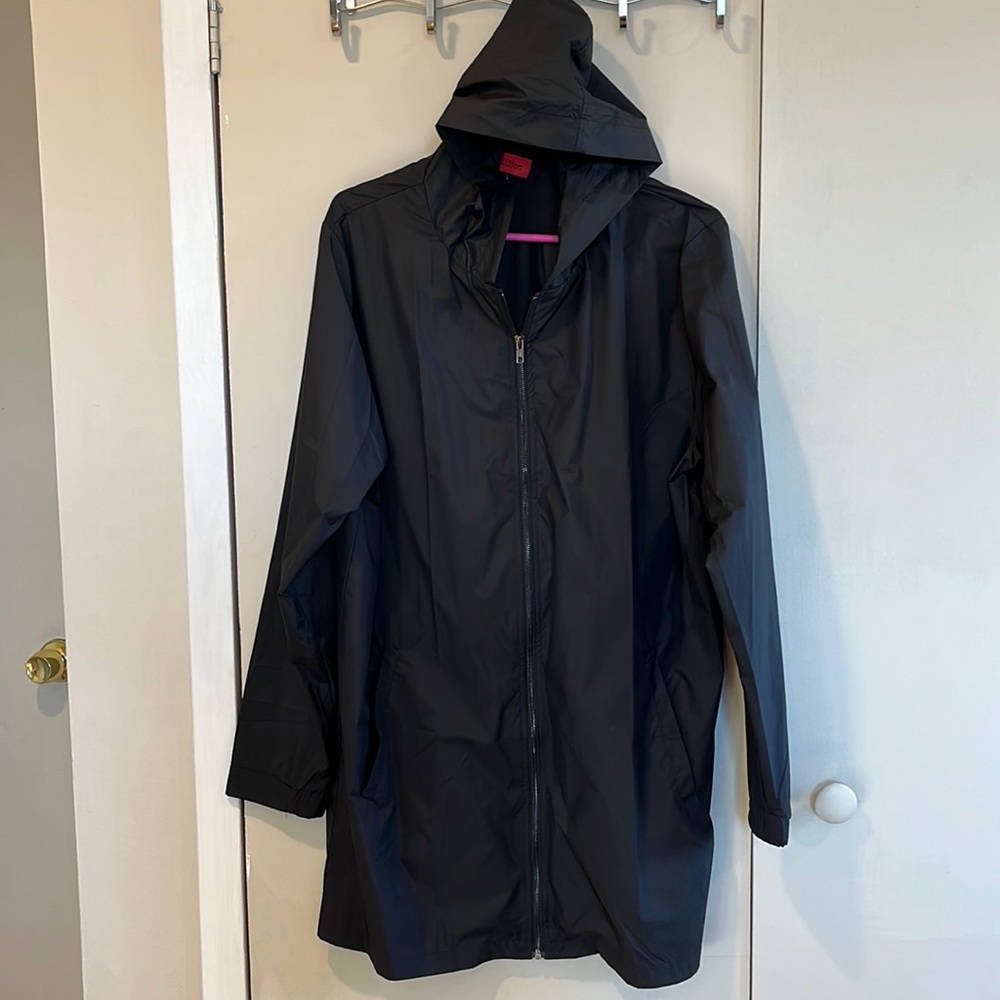 Mens Lightweight Spring Zipper Coat with Hood